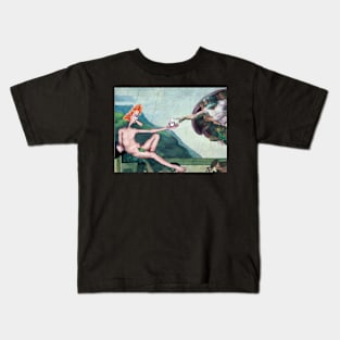 The creation of the mouse and humanity Kids T-Shirt